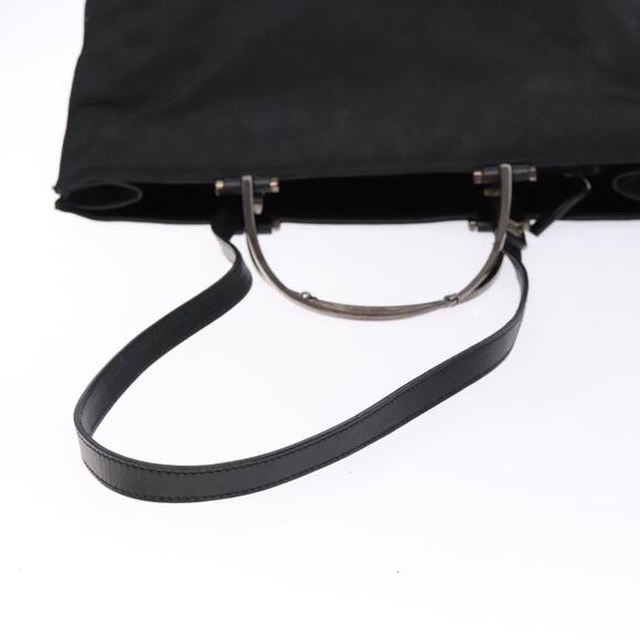 GUCCI Hand Bag Nylon Black Silver 002 1028 002 1028 - Picture 9 of 13